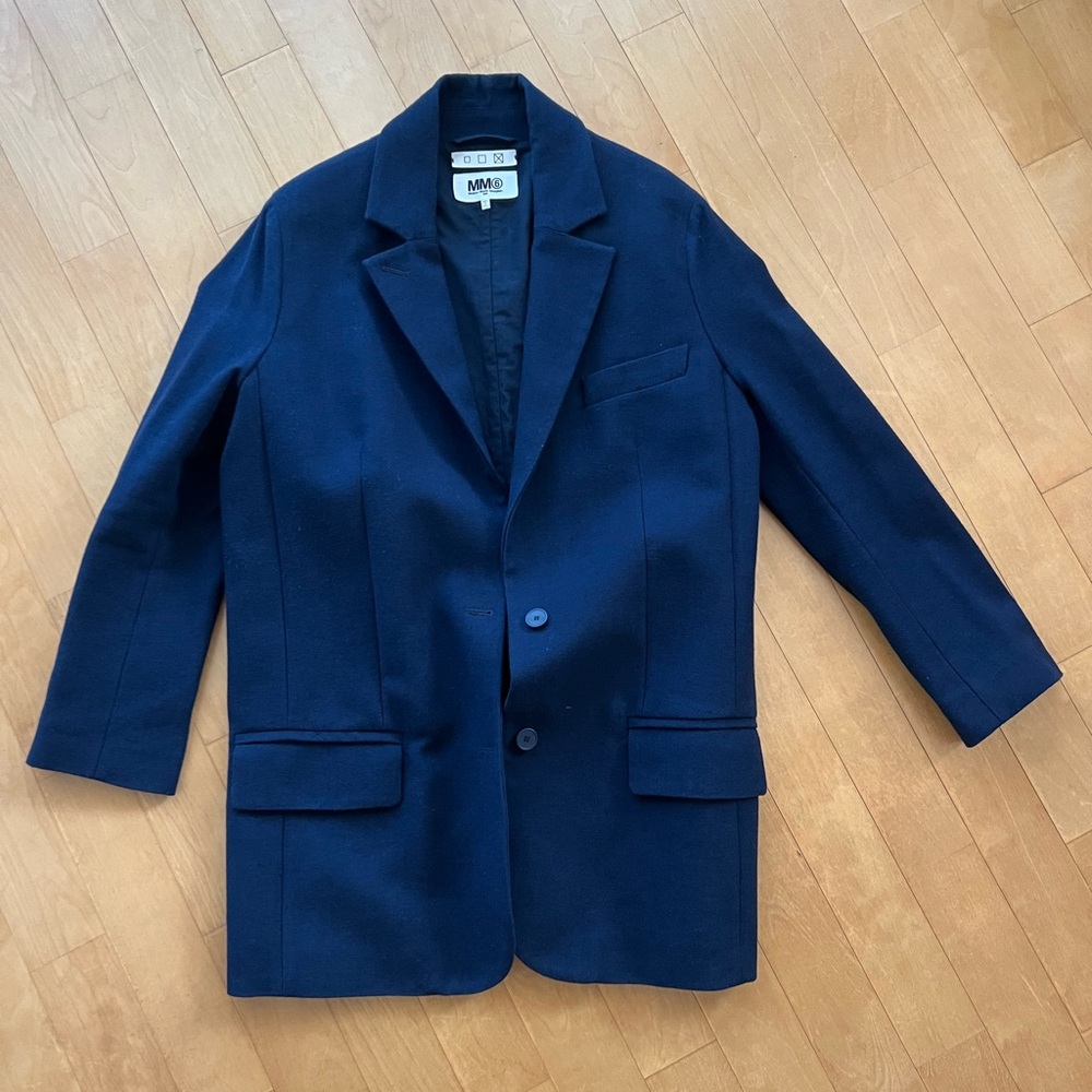 Mm6 blazer navy